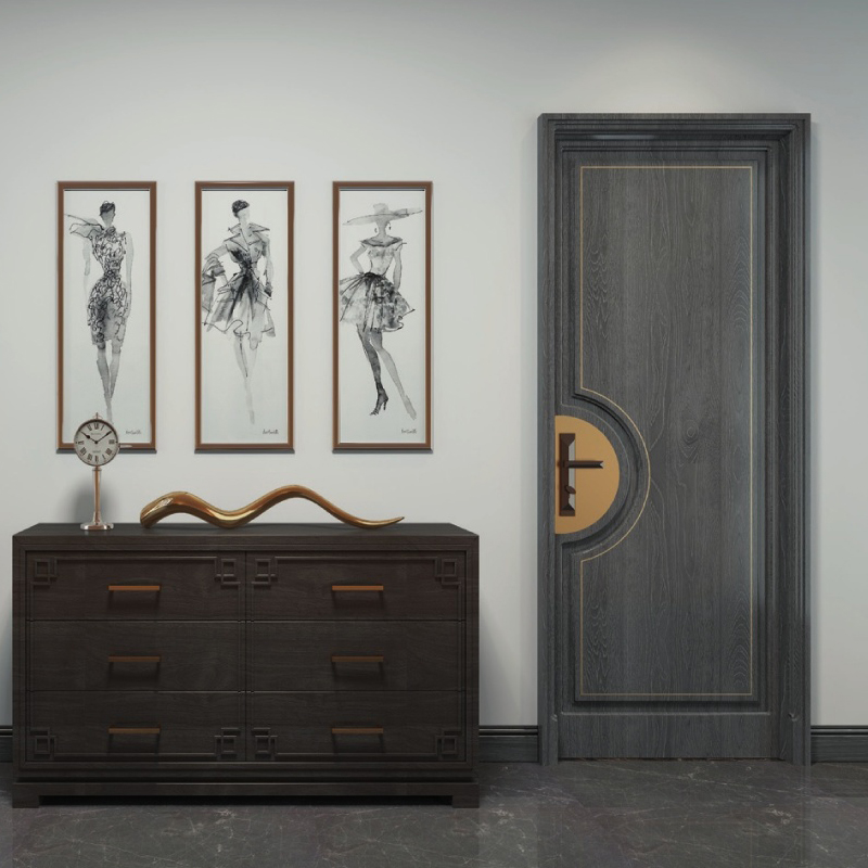 實木扣線門 實木扣線門