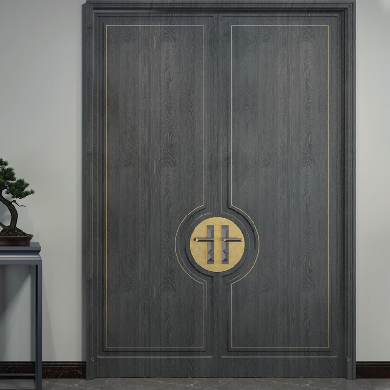 開封實木扣線門